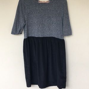 Black and Gray Topshop Dress